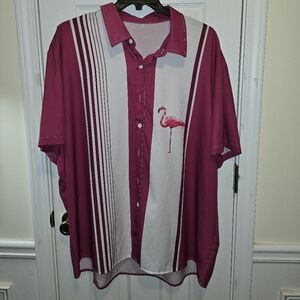 Hardaddy Hawaiian Flamingo Shirt